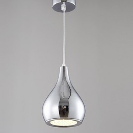 1w Modern/Contemporary / Globe LED Electroplated Metal Pendant LightsDining Room / Kitchen / Study Room/Office / Kids Room / Game Room /