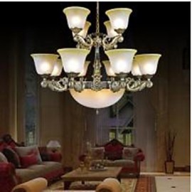 Chandeliers, Traditional/Classic/Vintage/Retro Living Room/Bedroom/Dining Room/Study Room/Office/Hallway Metal