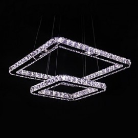 2 Modern/Contemporary Crystal / LED Metal Pendant Lights