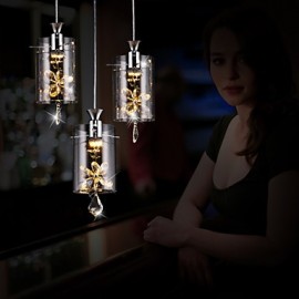 Modern/Contemporary Crystal Others Glass Pendant Lights Living Room / Bedroom / Dining Room / Study Room/Office
