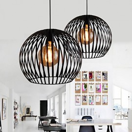 Max 60W Country Designers Metal Pendant Lights Living Room / Bedroom / Dining Room / Kitchen / Study Room/Office