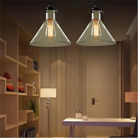 American Style Retro Creative Personality Single Head Glass lamp, the Nordic Bar Bar Bar Cafe Restaurant