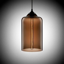 Bottle Design Pendant, 1 Light, Concise Iron Painting