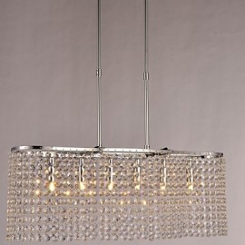 Max 40W Modern/Contemporary Crystal / Bulb Included Electroplated Pendant Lights Living Room / Dining Room / Study Room/Office