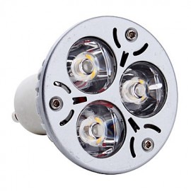 3W GU10 LED Spotlight MR16 3 High Power LED 300 lm Warm White AC 85-265 V