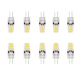3W G4 LED Bi-pin Lights T 6 SMD 5730 200 lm Warm White / Cool White Waterproof DC 12 V 10 pcs