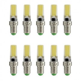 Dimmable Led Lamp E14 Mini Silica Gel 2508 COB Spotlight 350Lm AC220V - 240V Warm White/Cold White (10 Pieces)