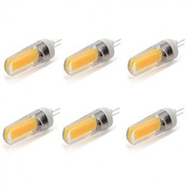 4W LED G4 Bi Pin Crystal Bulb High Light COB SMD 360 Beam Angle 220V - 240V AC (6 Pieces)