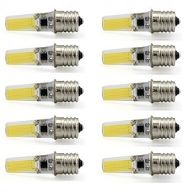 9W Dimmable LED Bulb E17 Silicone Sapphire Cob AC110V 120V 350Lm Warm /Cool White (10 Pieces)