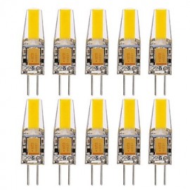 10PCS G4 1505 COB 400-500LM Warm White/Cool White/Natural White Decorative / Waterproof LED Bi-pin Lights