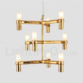 9 Light 3 Tier Modern/ Contemporary Chandelier Lamp for Living Room Dining Room Light