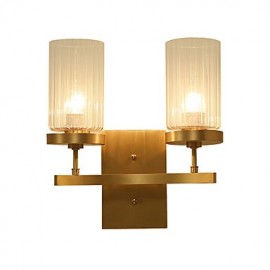 AC110-240 5 E26/E27 Simple Traditional/Classic Country Brass Feature for Mini Style Bulb Included,Uplight Wall Sconces Wall Light