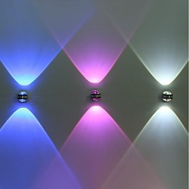 Multi-T Color AC85-265 2 LED Integrated LED Feature for Mini Style Ambient Light Wall Sconces Wall Light Lamp
