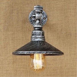 AC 220V-240V 40W E27 BG146 Rustic/Lodge Painting Feature for Bulb IncludedAmbient Light Wall Sconces Wall Light Silver