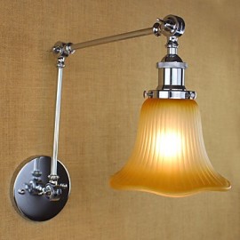 AC 110-130 AC 220-240 40 E26/E27 Country Retro Electroplated Feature for Swing Arm Bulb Included Eye Protection,Ambient LightSwing Arm