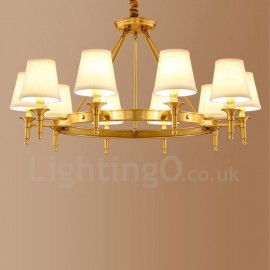 10 Light Rustic/Lodge LED Integrated Living Room,Dining Room,Bed Room Metal Chandeliers
