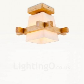 1 Light Modern / Contemporary Nordic style Flush Mount Ceiling Lights with Glass Shade for Bathroom,Living Room,Study,Kitchen,Bedroom,Dining Room,Bar