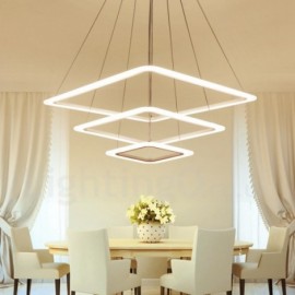 Modern / Contemporary 3 Light Aluminum Alloy Pendant Light with Acrylic Shade for Living Room, Dinning Room, Bedroom, Hotel