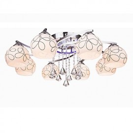 Chandelier Modern Crystal Living 8 lights