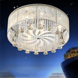 Flush Mount Crystal Modern/Contemporary Living Room / Bedroom / Dining Room / Study Room/Office Glass
