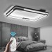 Modern Exquisite Flush Mount Ceiling Lights with Acrylic Shade Lamp for Bedroom Living Room Dining Room Study Room