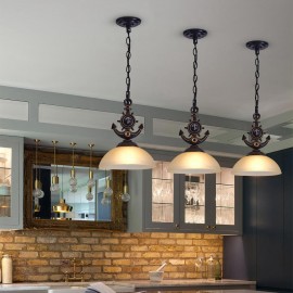 One Light Rustic Artistic Retro Antler Antique Pendant Light for Living Room, Dining Room, Bedroom, Shop, Cafes, Bar