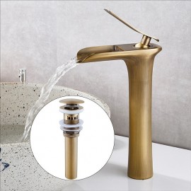 Tap Set Antique Copper set Single Handle Bath Tap