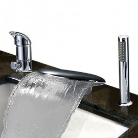 Roman Tub Chrome Single Handle Bath Shower Mixer Tap Bathtub Tap