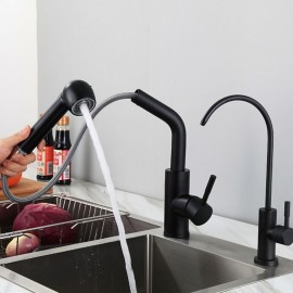 Single Handle Electroplated Kitchen Tap