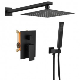 Matte Black Shower Tap Rainfall Shower Tap