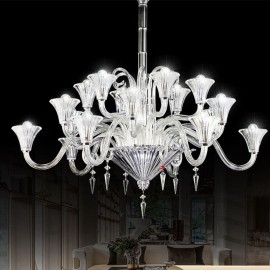 European Crystal Chandelier Villa Decoration Ceiling Light With 18 Lights