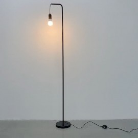 Industrial Floor Lamp 70.87" Metal Standing Tall Lamp With Foot Switch E26 Socket
