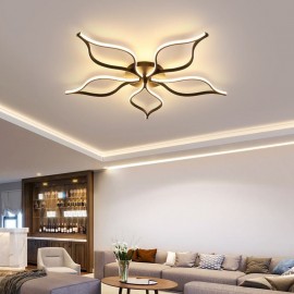 Flush Mount Minimalist Five-Leaf Flower Ceiling Light