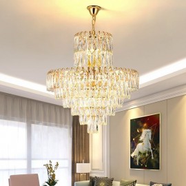 Modern Crystal Pendant Light Contemporary Ceiling Lights Fixtures Restaurant