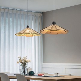 Pendant Light Creative Retro Restaurant Wooden Ceiling Light