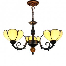 Modern Stained Glass Pendant Lamp Glass Chandelier