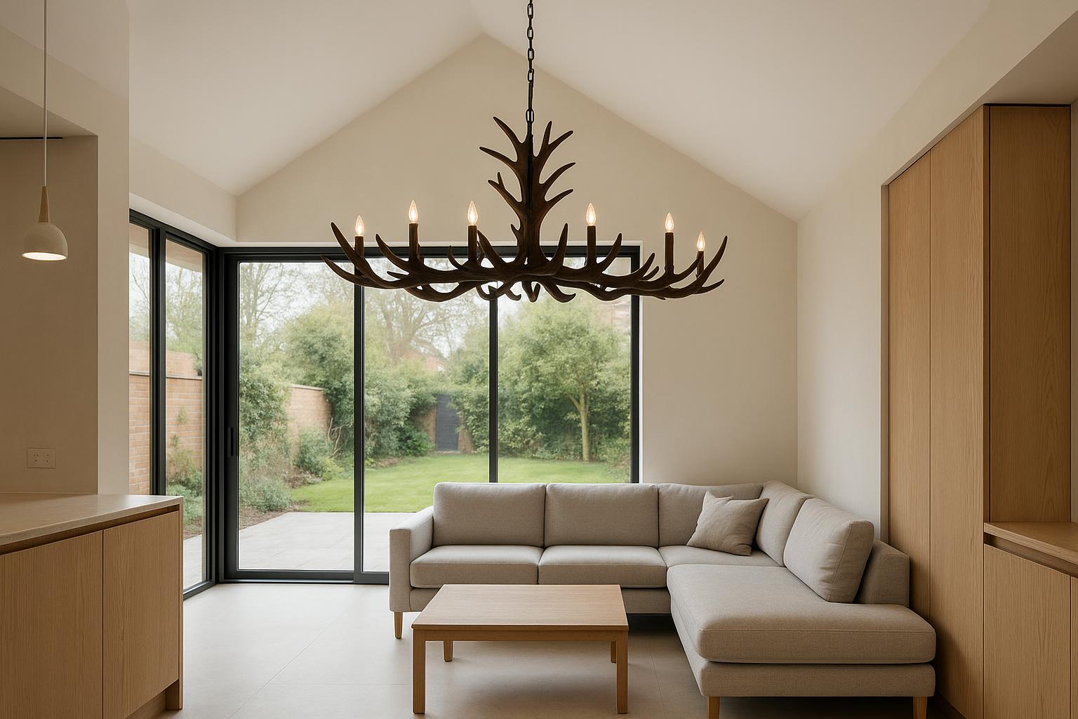 Before You Hang It: Antler Pendants and Living-Room Sightlines