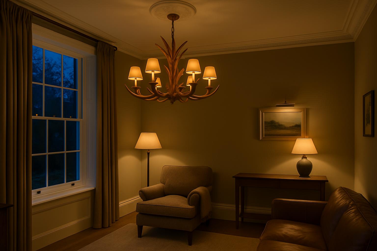 Before You Hang It: Antler Pendants and Living-Room Sightlines