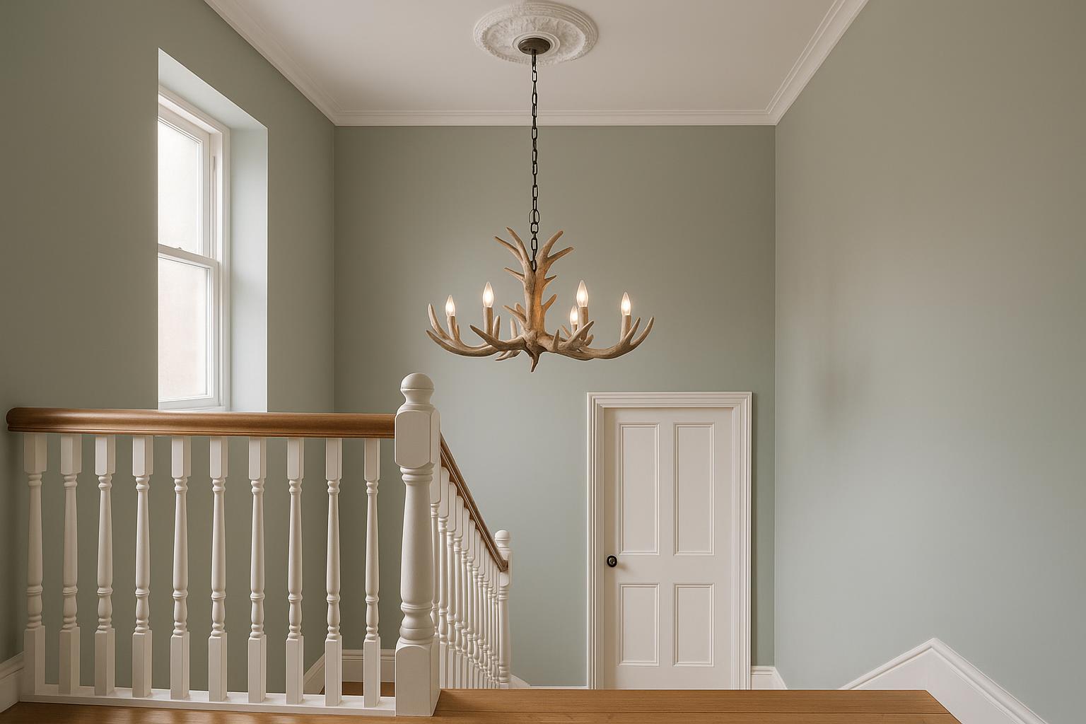Room to Branch Out: Sizing an Antler Pendant for a Hallway