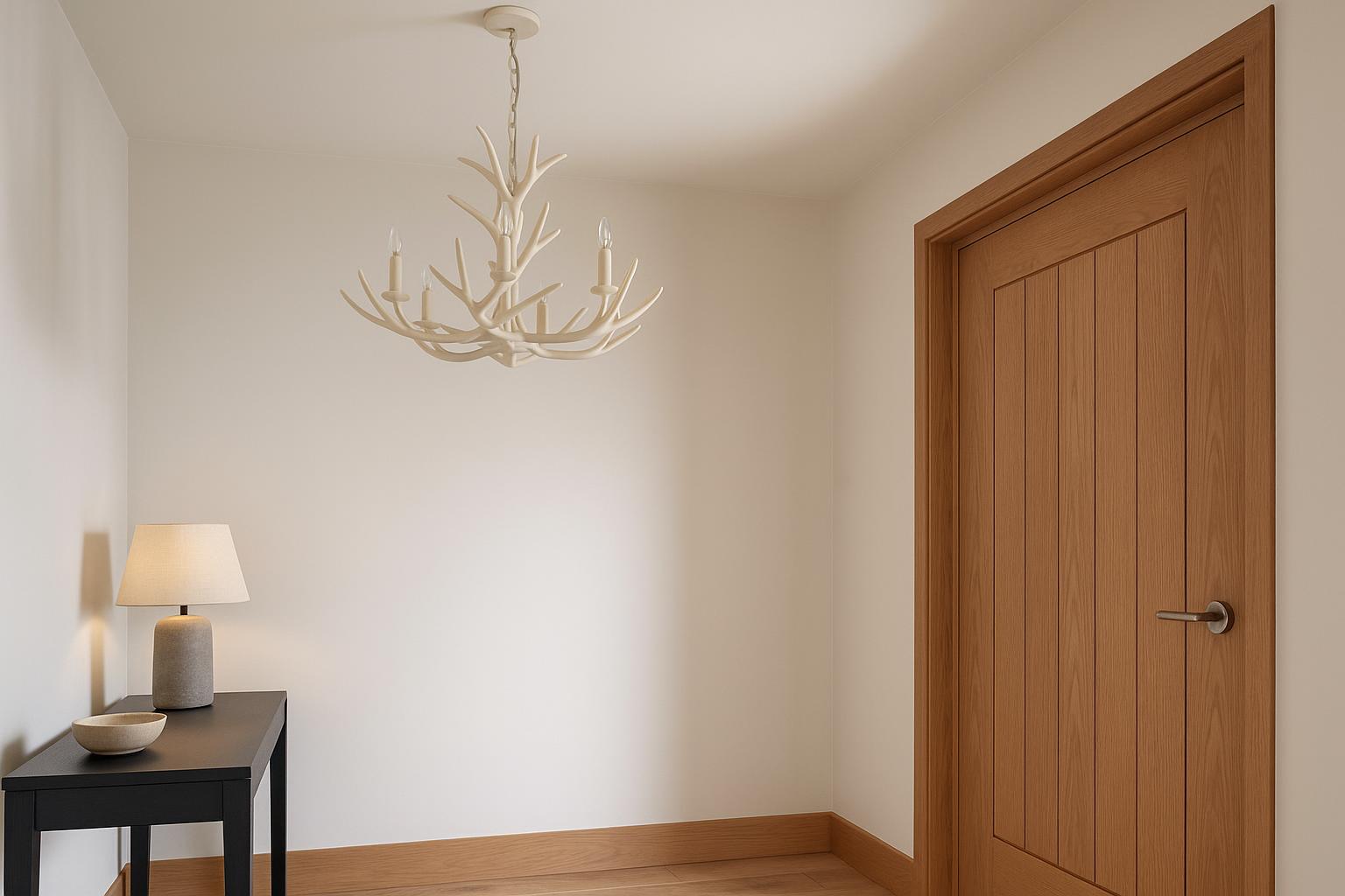Room to Branch Out: Sizing an Antler Pendant for a Hallway