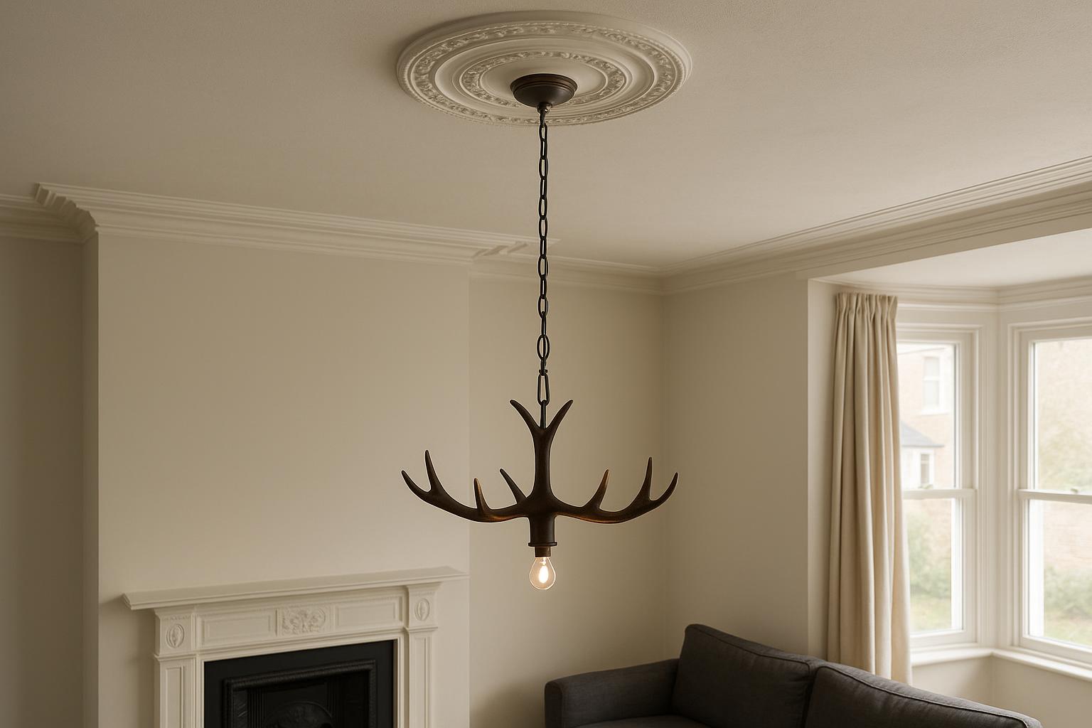 Fitting Small Antler Pendant Lights into Everyday Rooms