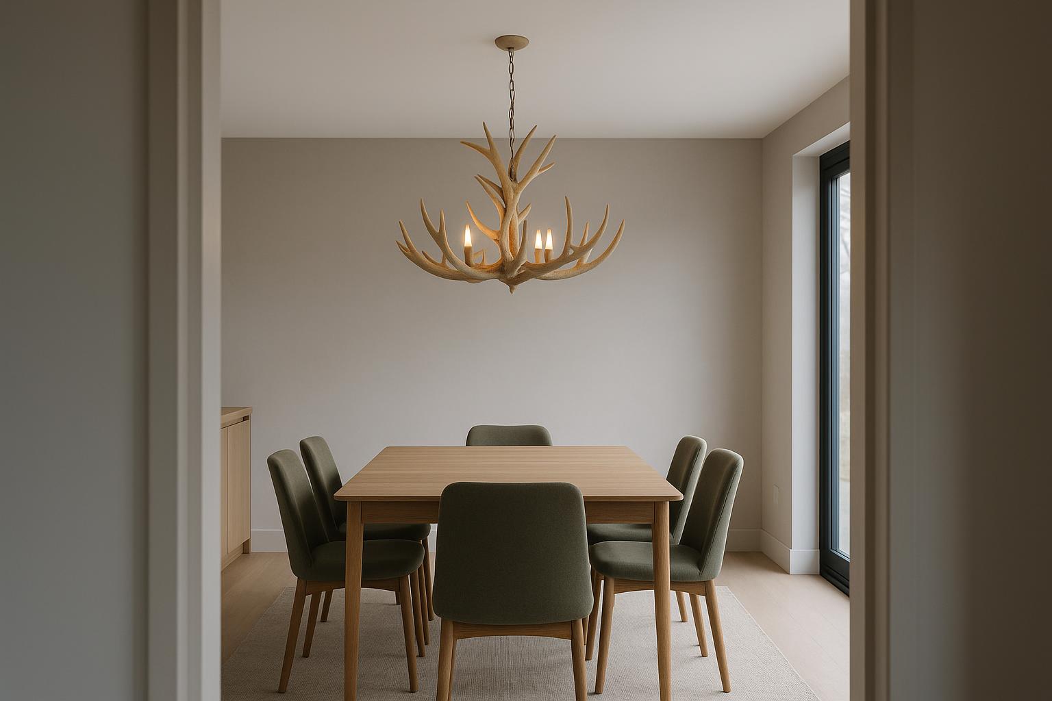 Antler Pendant Lights Without the Hunting-Lodge Effect